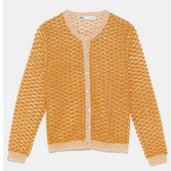 Zara | Textured Weave Cardigan - Picture 7 of 14